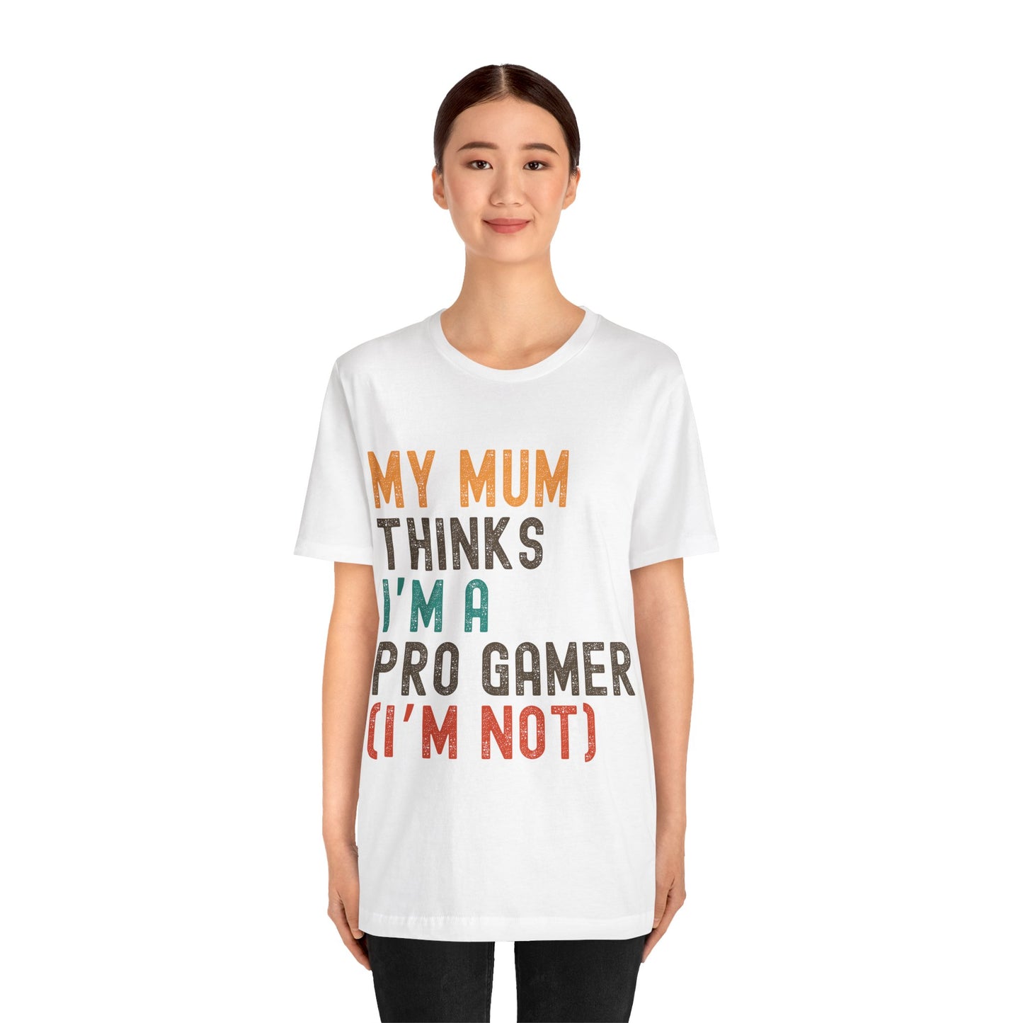 Funny Pro Gamer Tee, Unisex Jersey T-Shirt for Gamers, Gift for Gamers, Casual Wear, Gamer Humor Shirt, Birthday Gift