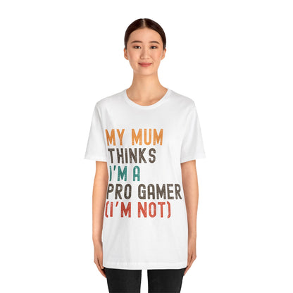 Funny Pro Gamer Tee, Unisex Jersey T-Shirt for Gamers, Gift for Gamers, Casual Wear, Gamer Humor Shirt, Birthday Gift