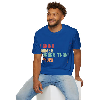 Gaming Unisex Softstyle T-Shirt - Perfect for Gamers, Gifts for Birthdays, Casual Wear, Video Game Merchandise, Comfortable Tee