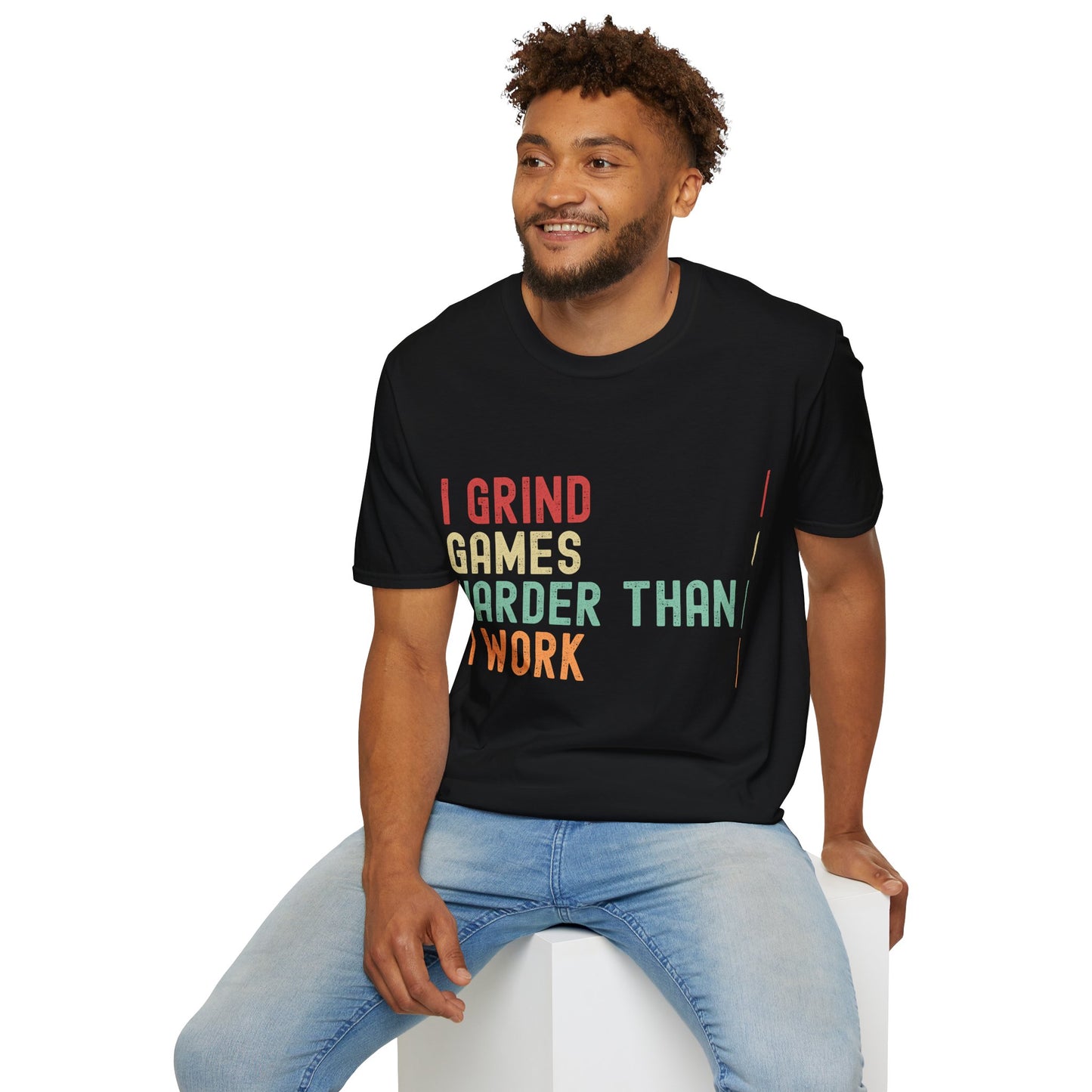 Gaming Unisex Softstyle T-Shirt - Perfect for Gamers, Gifts for Birthdays, Casual Wear, Video Game Merchandise, Comfortable Tee